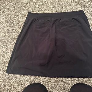 Black athleta skort size 12